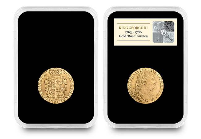 George III Gold Rose Guinea Product image capsule - Why these two coins stole the show at The Royal Mint’s first ever auction