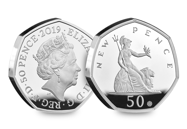 CL 50 years of the 50p 2019 Silver Proof product images 3 - The denomination not seen on a UK coin for almost 40 years