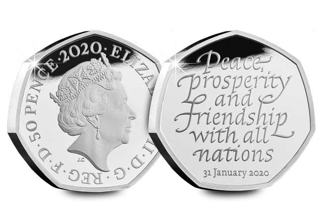 CL 2020 UK Brexit silver 50p Web obv rev - The most talked about coin of all time?