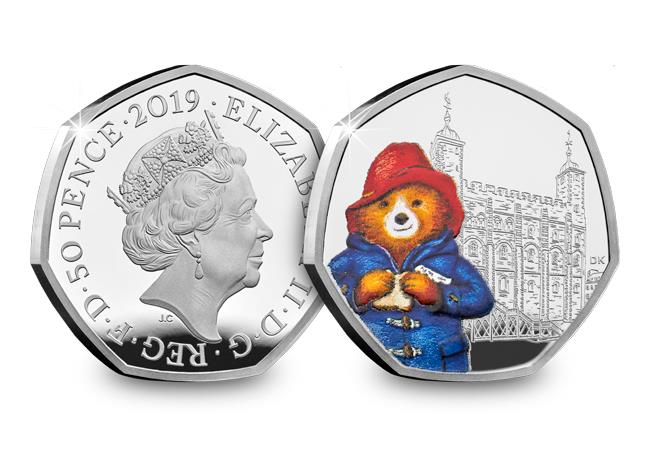 2019 paddington at the tower silver proof 50p coin product images obverse reverse - How did the humble 50 pence piece become Britain’s most collectable coin?