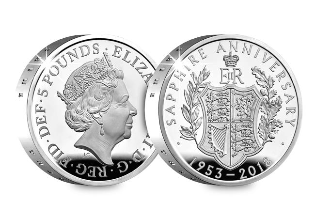 140e sapphire coronation uk silver piedfort 5 obv rev prod page - Why Piedfort coins are a collector’s essential