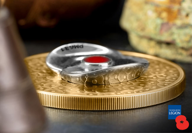 2020 RBL Master Piece Poppy reverse flat - From a Defence Icon to a Numismatic Masterpiece