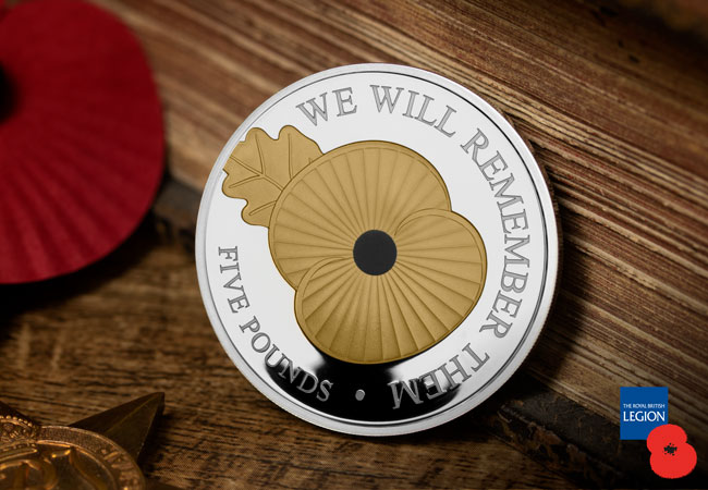 Royal British Legion Silver Proof Poppy Coin - Breaking News: The Official 2020 Remembrance Poppy Coins are here!