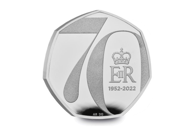 UK 2022 Annual Coin Set Design Reveal Platinum Jubilee 50p - Unveiled today: UK’s 2022 coin designs