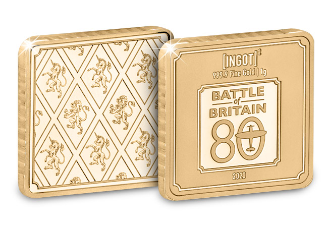 1g Gold Battle of Britain 80 Ingot Both Sides - How do you justify your price when it is higher than the precious metal value?