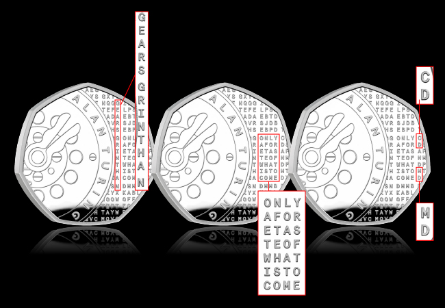 Alan Turing Silver Proof 50p web images DY 01 - The war hero who features on both a UK banknote, and now a 50p coin