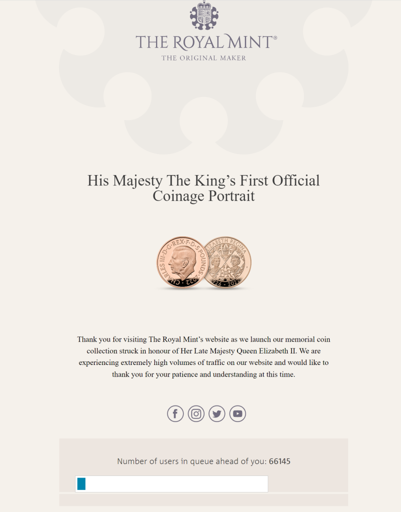 The Royal Mint Queue 802x1024 - Huge demand drives 66,000 long queue for King Charles III coins