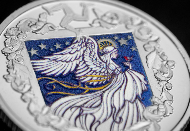 Isle of Man 2022 Silver Christmas Sovereign Product Images Reverse Close Up - <strong>5 Reasons why this Sovereign is the most collectable Christmas coin</strong> 