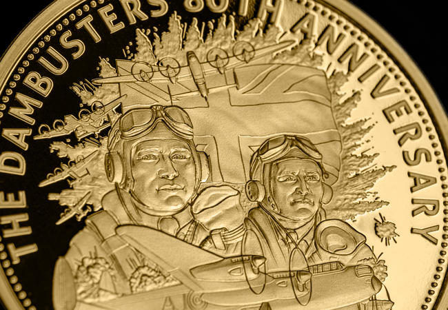 Dambusters Gold 5 Jersey Close up 01 - How a Second World War Raid came to feature on this latest coin release...