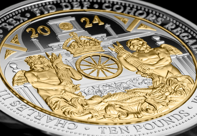 royal mews mp silver 5oz close up 02 - August: Collectors’ Round-Up: New Coins and Collectibles to Treasure