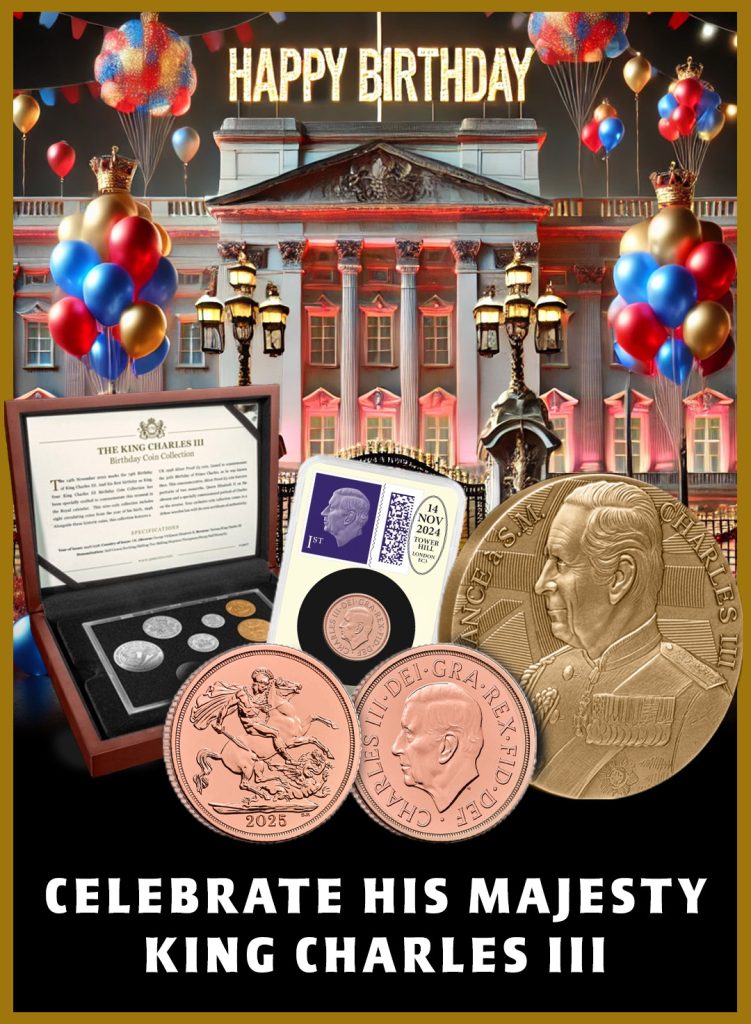 Happy Birthday Banner vertical 1 751x1024 - Celebrating King Charles III's Birthday with Exquisite Commemorative Coins