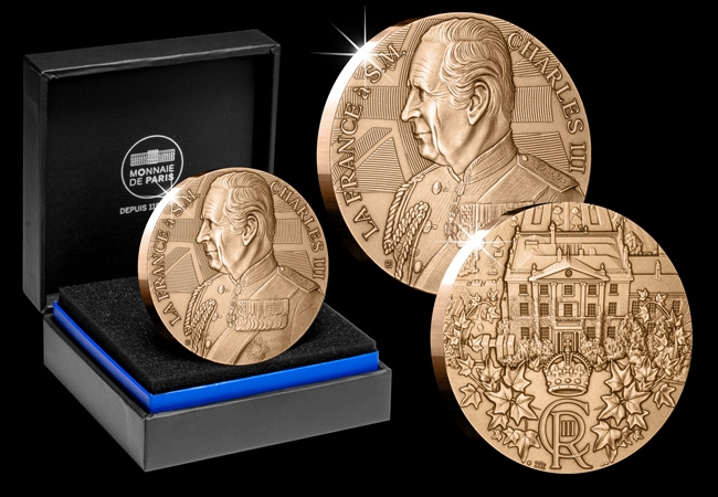 cpm mdp kciii bronze medal whole product image - Celebrating King Charles III's Birthday with Exquisite Commemorative Coins