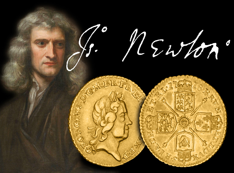 1718 Quarter Guinea reverse isaac newton - The Short-Lived Tale of the Quarter Guinea: A Rare Gem in British Numismatic History