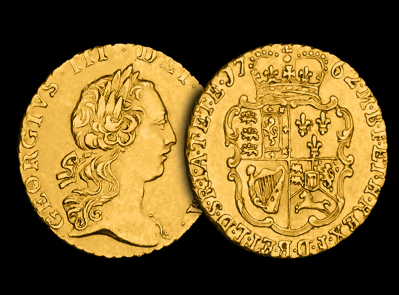 1762 George I Quarter Guinea Obv Rev - The Short-Lived Tale of the Quarter Guinea: A Rare Gem in British Numismatic History