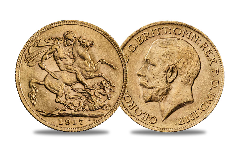 1917 George V Gold Sovereign - The Rarest Coins in British History