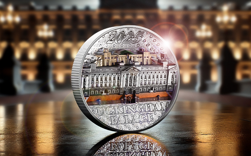 Buckingham palace silver coin - The Buckingham Palace 200th Anniversary Silver Coin