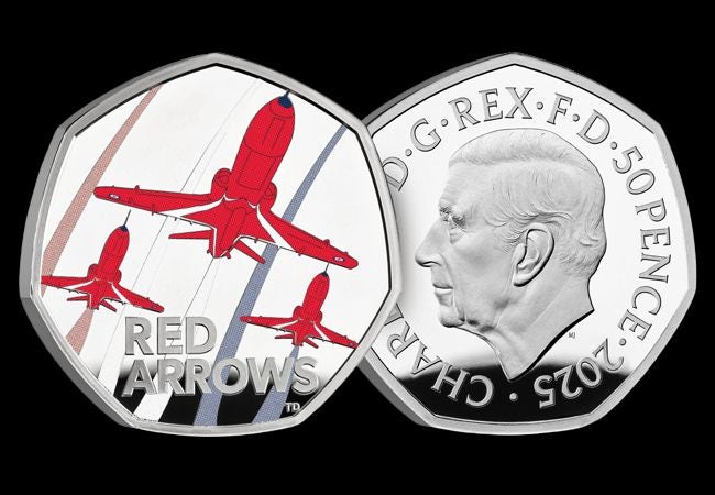 A Collecting First: The UK’s Red Arrows Silver Proof 50p Cover red arrows uk silver proof coin - A Collecting First: The UK’s Red Arrows Silver Proof 50p Cover