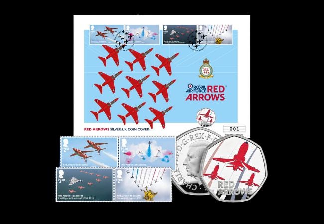 A Collecting First: The UK’s Red Arrows Silver Proof 50p Cover red arrows uk silver proof cover - A Collecting First: The UK’s Red Arrows Silver Proof 50p Cover